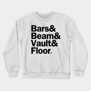 Women's Artistic Events | Gymnastics (Black) Crewneck Sweatshirt